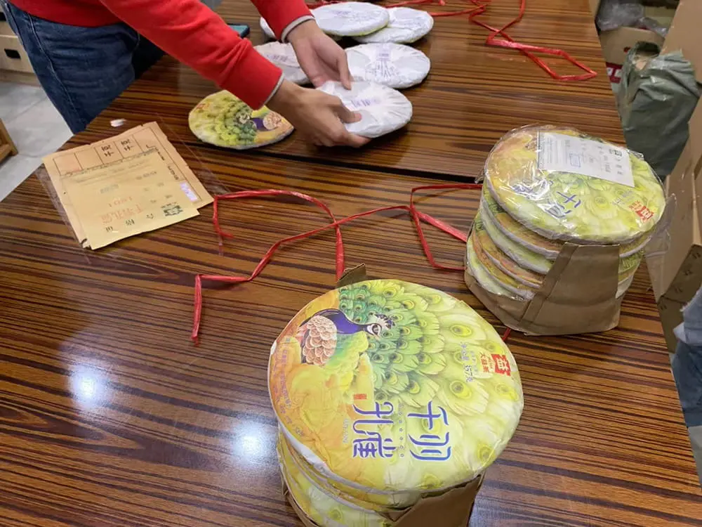 台州回收大益普洱茶2018年生茶熟茶图2